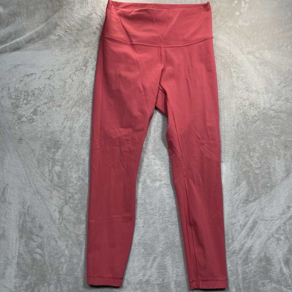 Lululemon Align High Rise Size 8 Pants 25" Pink